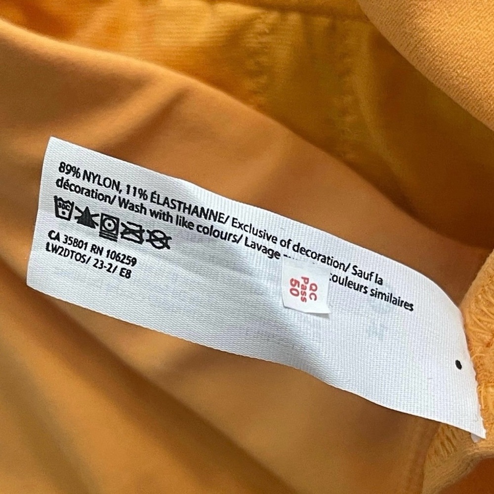 Lululemon Flow Y Strappy Bra Nulu Mango Dream - 14 - Picture 7 of 12